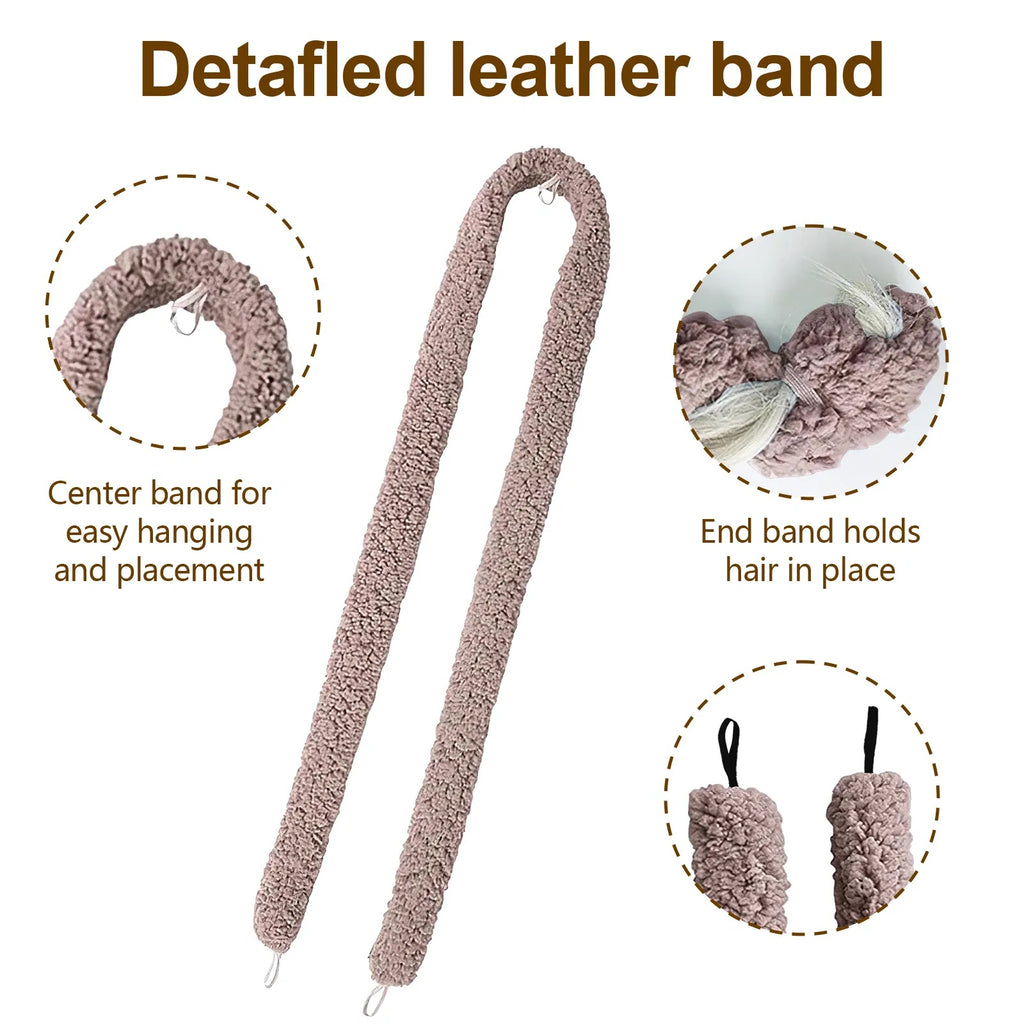 Satin Heatless Hair Curler