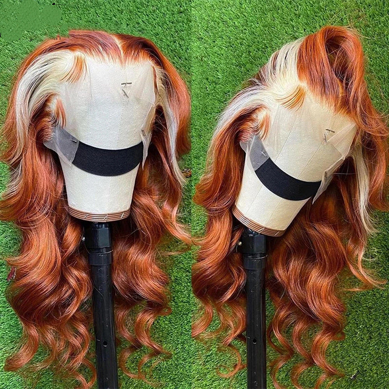 Human Hair Wig Head Cover Highlights 613