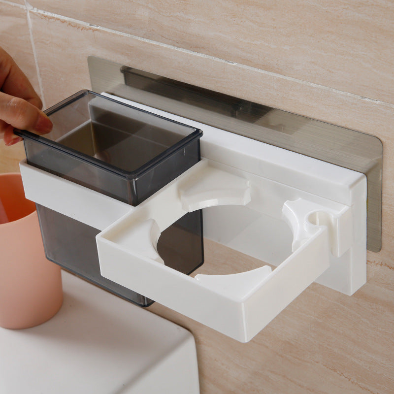 Hairdryer frame bathroom storage rack