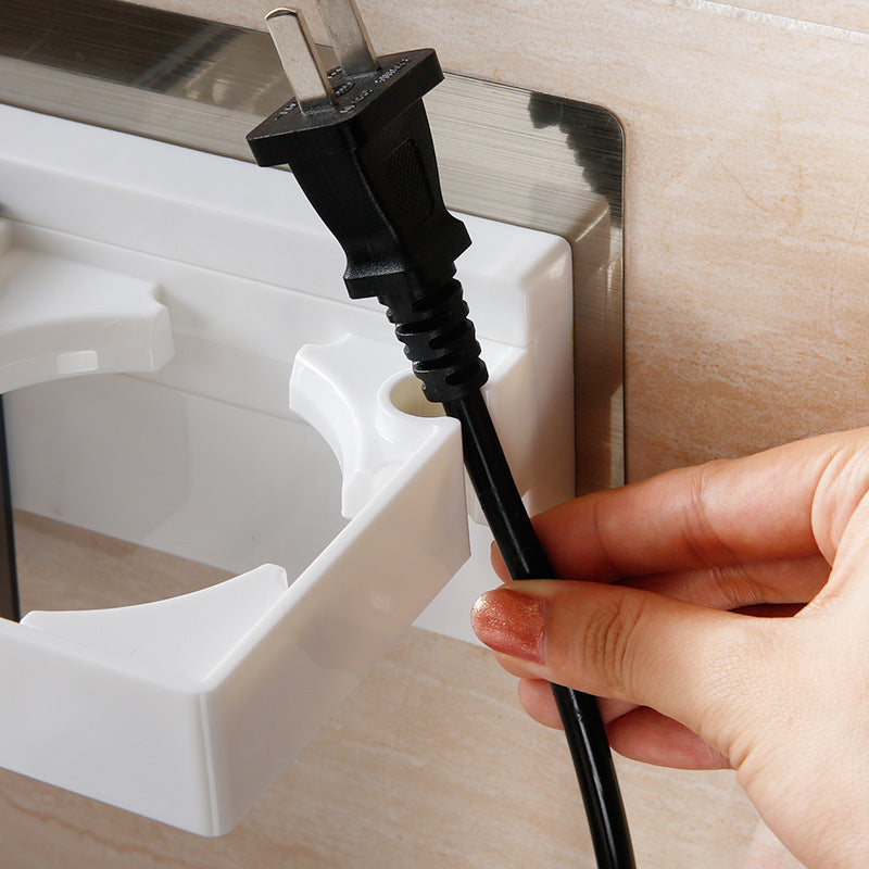 Hairdryer frame bathroom storage rack