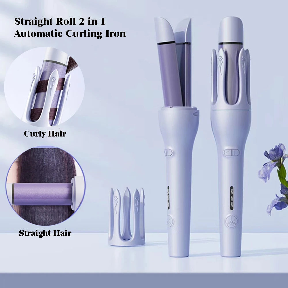 New 2 In 1 Automatic Hair Curler